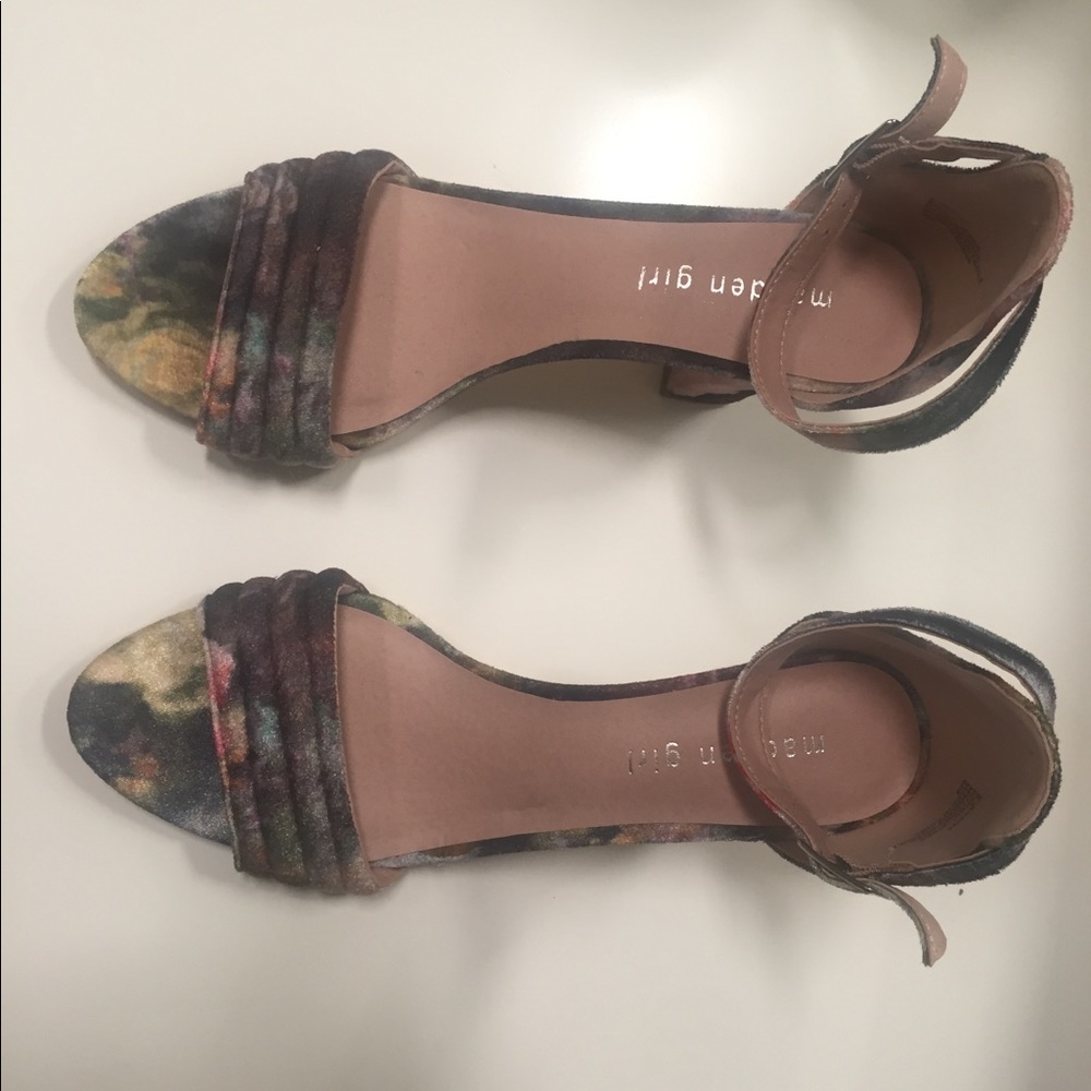 Madden Girl 8.5 Brena Floral Block Heel - Picture 5 of 8
